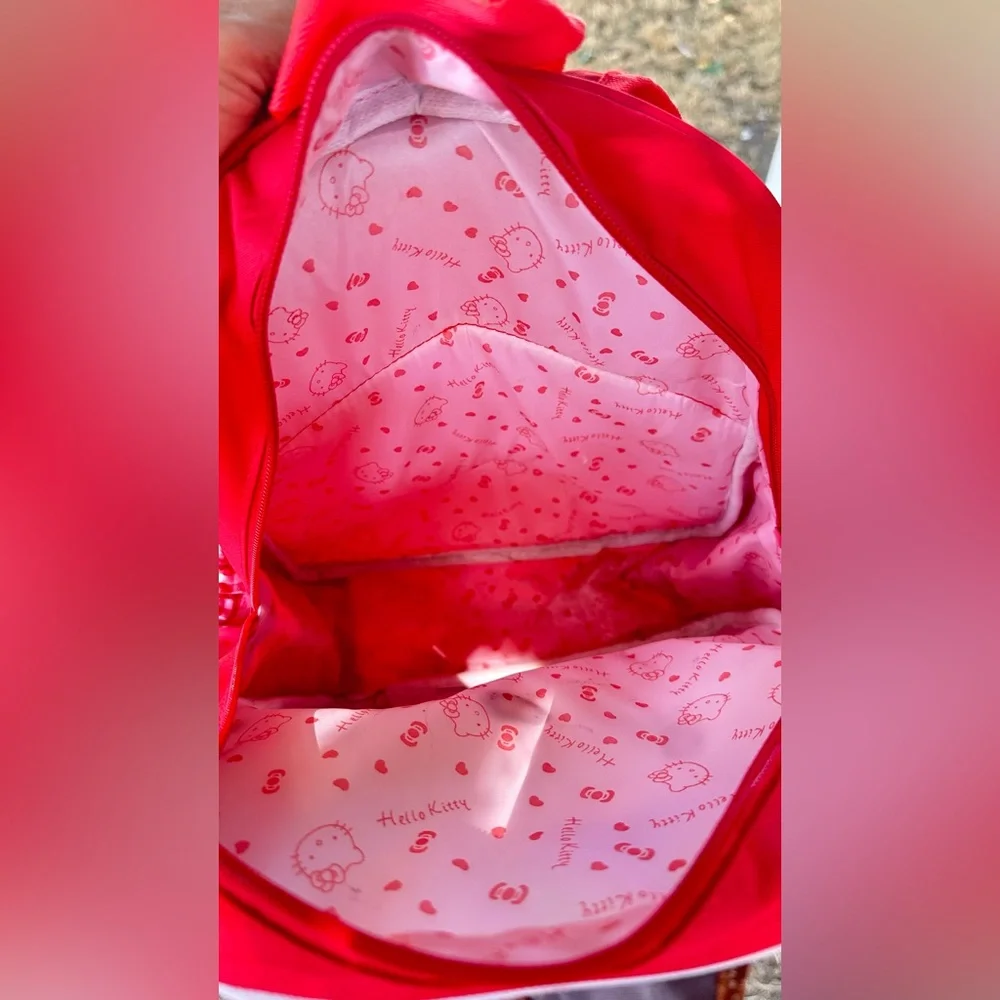 Hello Kitty Red and Pink Strawberry Kids Bag